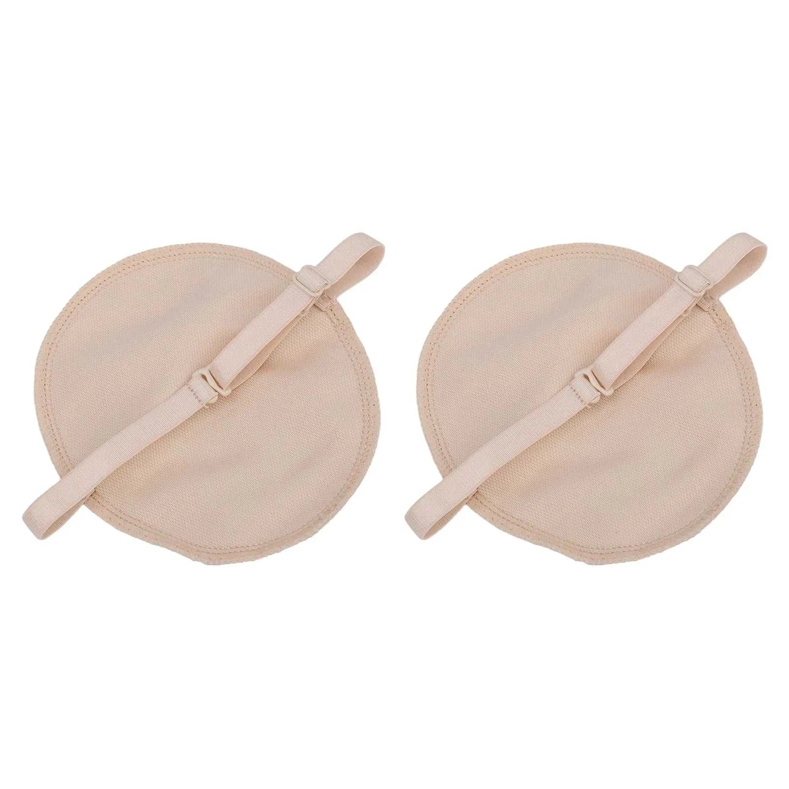 Reusable cotton underarm sweat pads with adjustable straps for men and women, breathable and eco-friendly sweat protection.