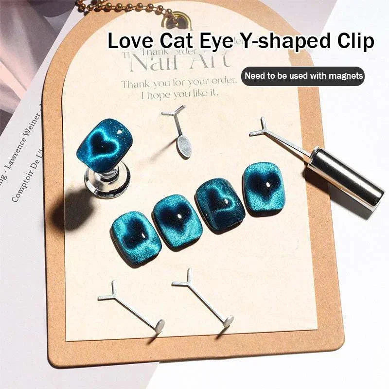 Heart Shaped Cat Eye Magnet