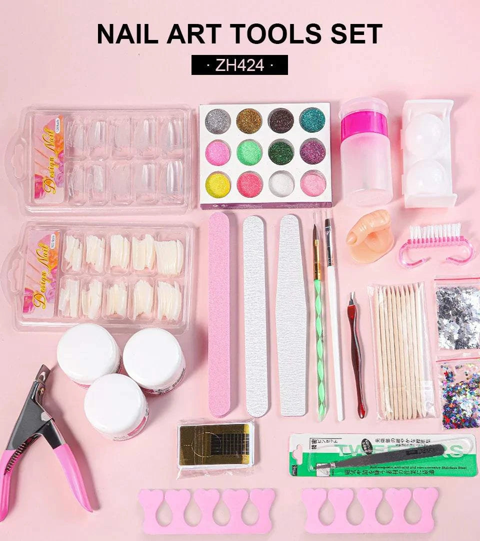 Nail Acrylic Powder & Liquid Monomer Set