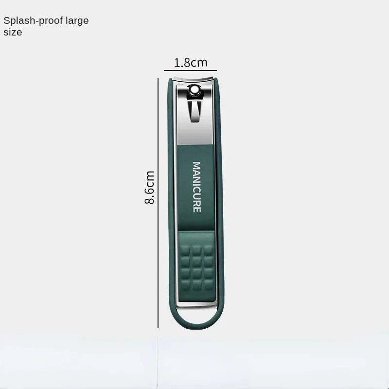 Compact high-grade stainless steel nail clipper set with ergonomic anti-slip grip for precise trimming and travel convenience