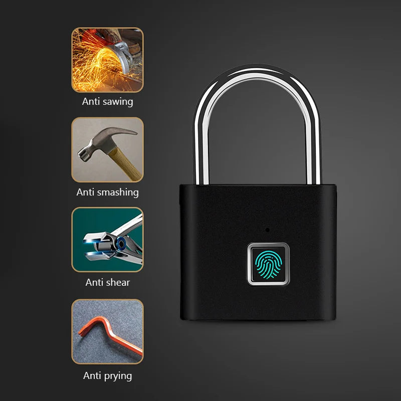 Keyless Smart USB Charging Fingerprint Lock