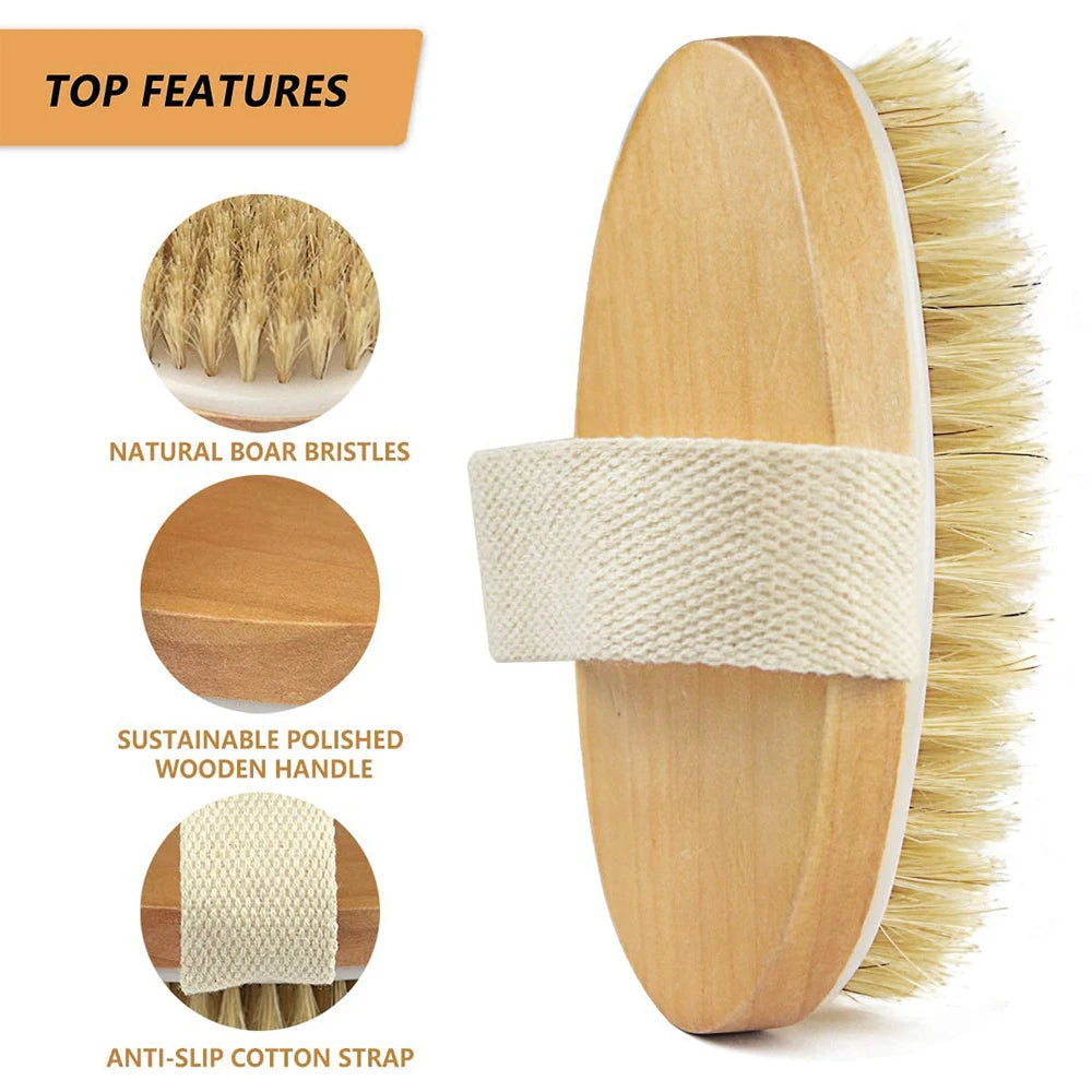Natural Bristle Bath Brush