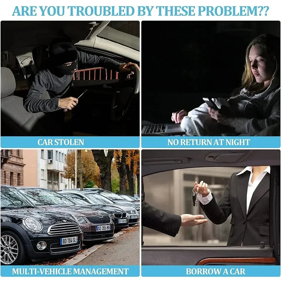 Micro Magnetic GPS Tracker prevents car theft and ensures vehicle tracking for personal safety and multi-vehicle management.