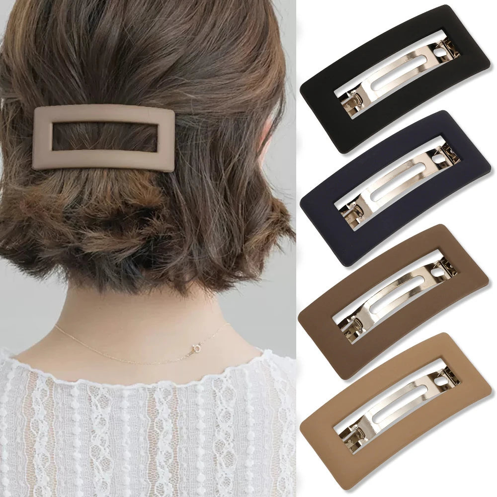 Korean Matte Spring Hair Clip Claw
