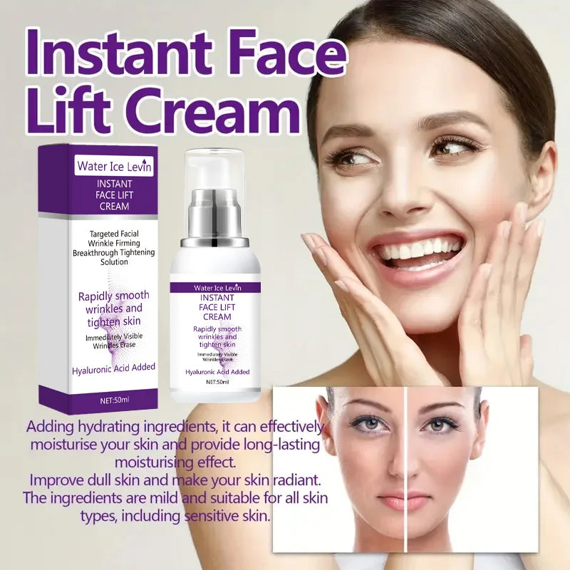 Instant Face Lift Cream with Hyaluronic Acid – Firming & Anti-Wrinkle