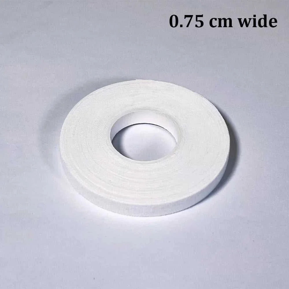 White 0.75 cm wide Jiu-Jitsu bandage elastic finger tape roll for martial arts support