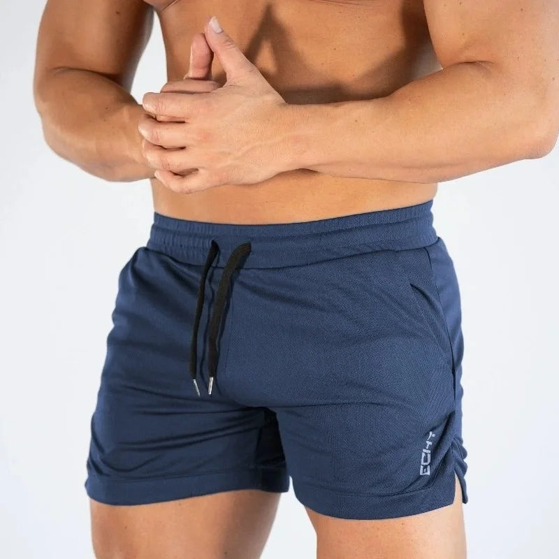 2026 New Men's Gym Training Shorts, Sports and Leisure Fitness Mesh Beach Shorts, Quick Drying Breathable Men's Shorts