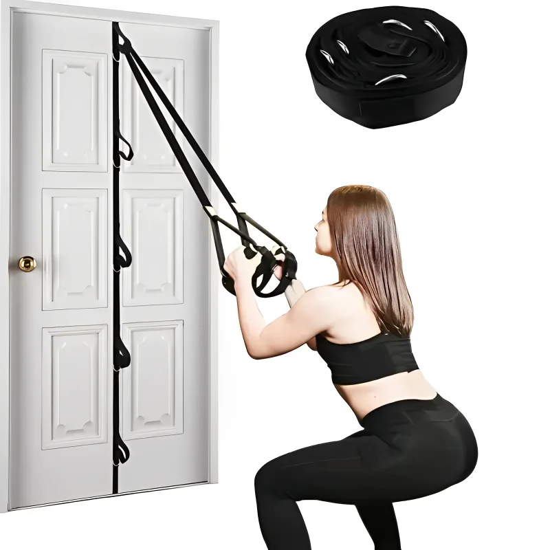 Door Anchor Strap for Resistance Bands – No Punch Home Fitness
