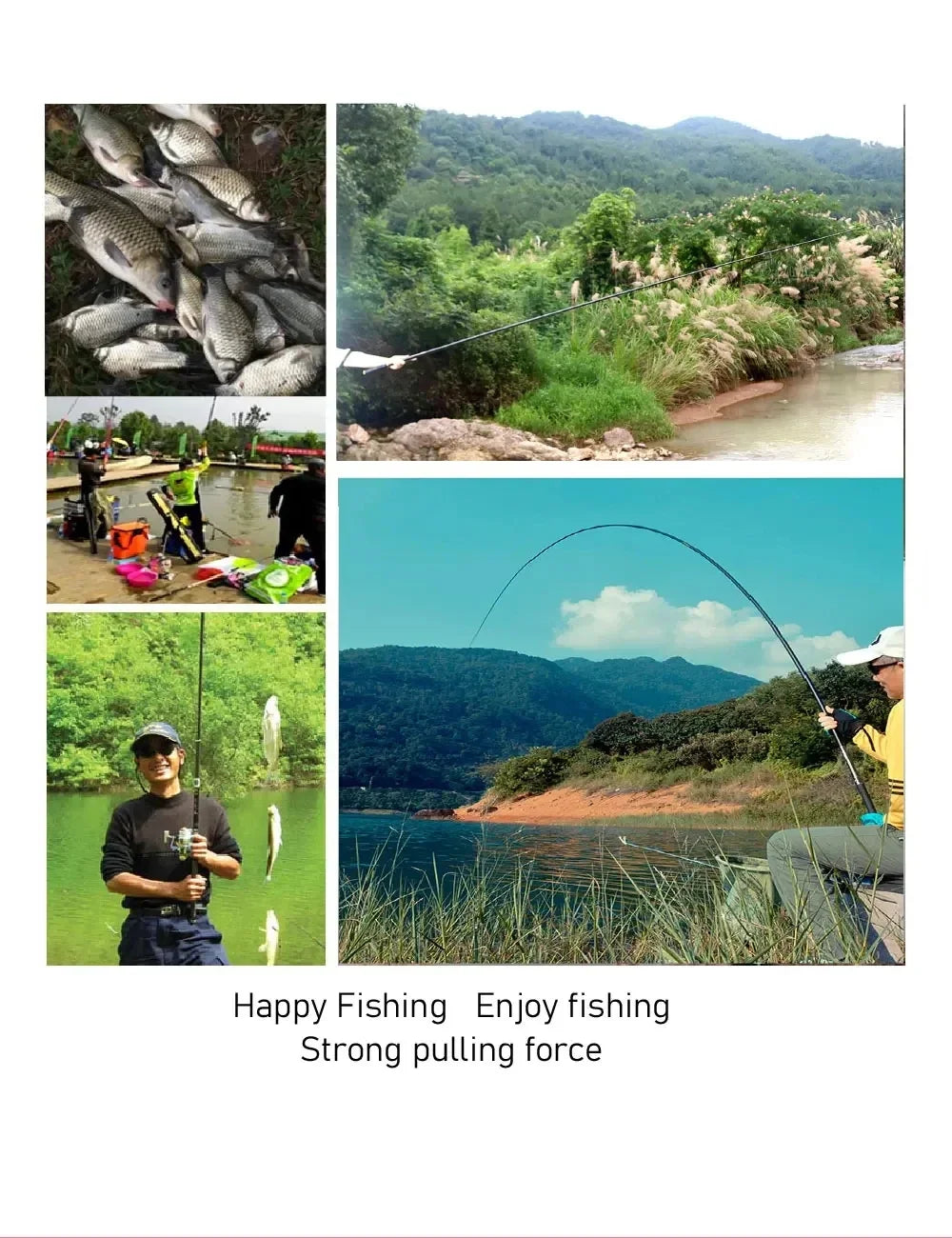 BAKAWA Ultralight Carbon Fishing Rods