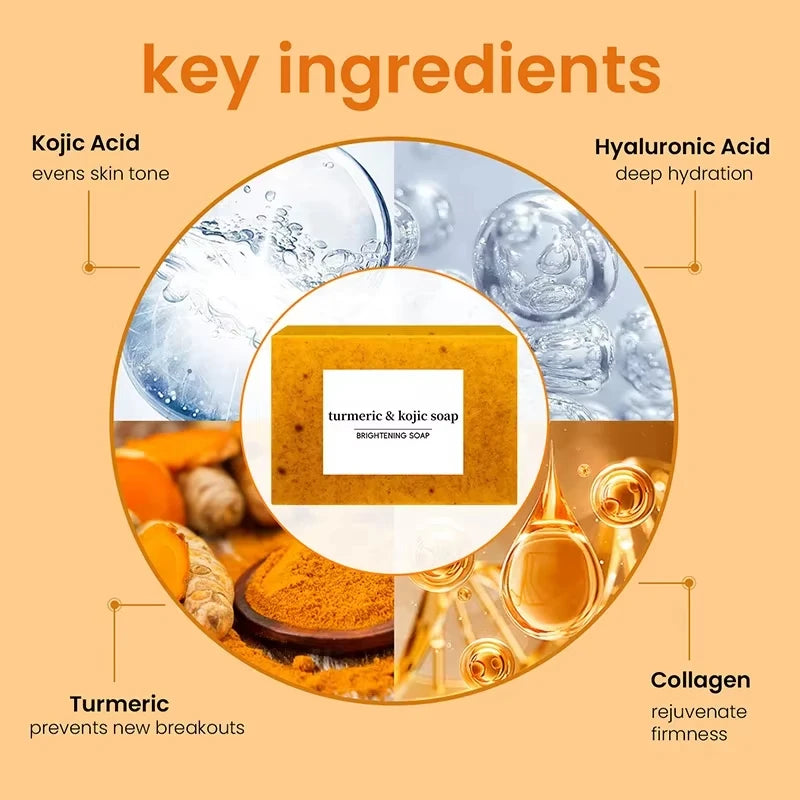100g Turmeric & Kojic Acid Soap