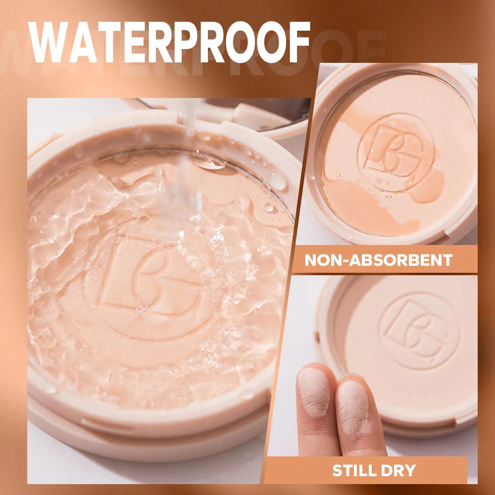 BEAUTY GLAZED Oil Control Matte Face Powder waterproof with non-absorbent, lightweight texture for all-day shine-free matte finish