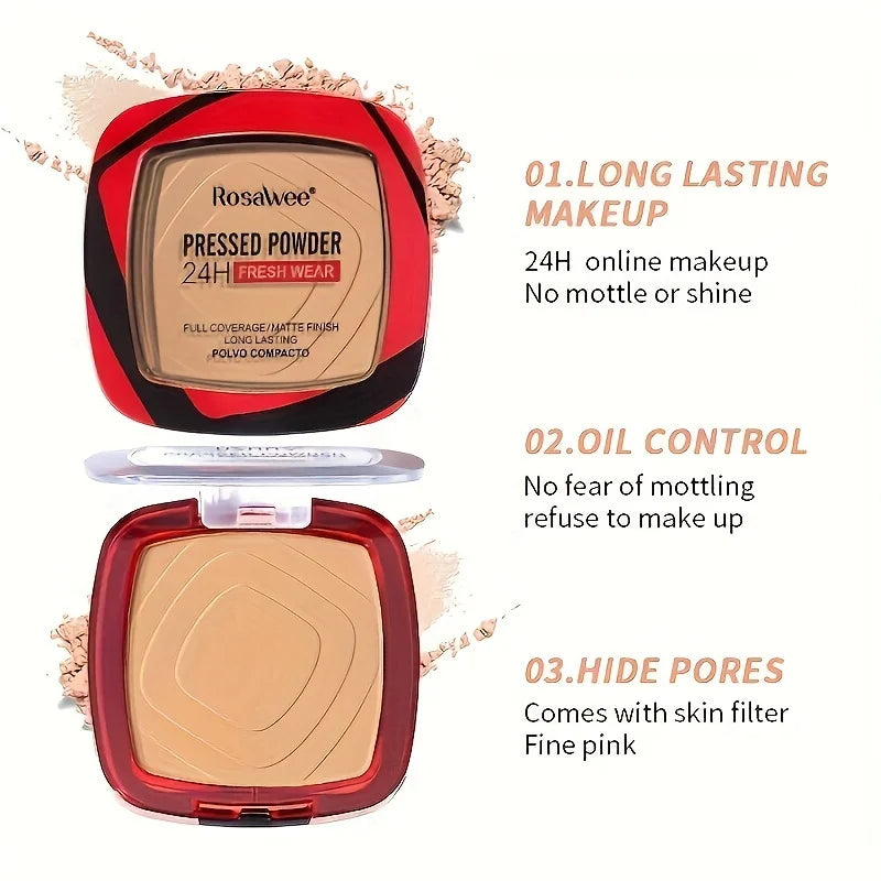 Pressed Powder Foundation with Puff Applicator