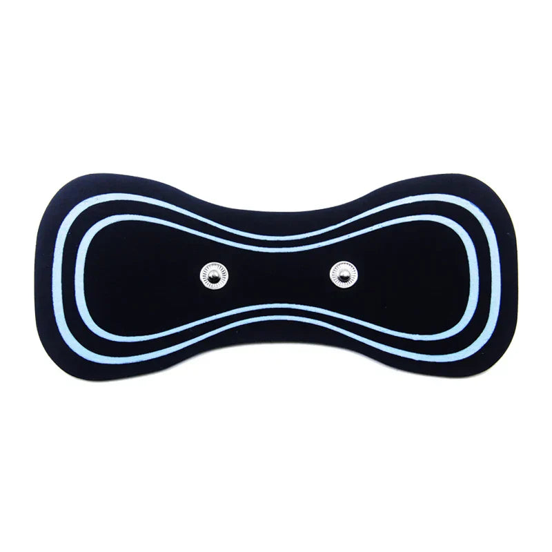 Replacement patch for neck massager with strong adhesion and reusable gel material