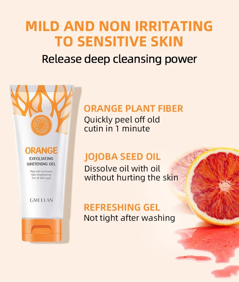 Orange Exfoliating Gel – Gentle Brightening & Hydrating Korean Skincare