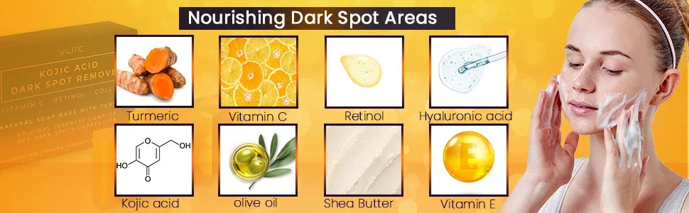 Kojic Acid Dark Spot Remover Whitening Soap