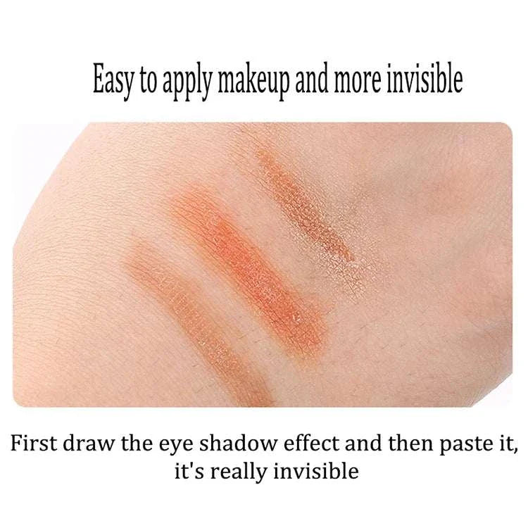 Invisible Eyelid Lifting Tape applied on skin showing seamless, transparent and makeup-friendly finish