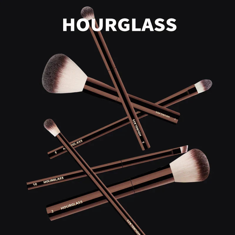Hourglass Makeup Brush No.13 Precision Smudge Brush with ultra-soft fibers and sleek design for precise eyeliner and shadow blending