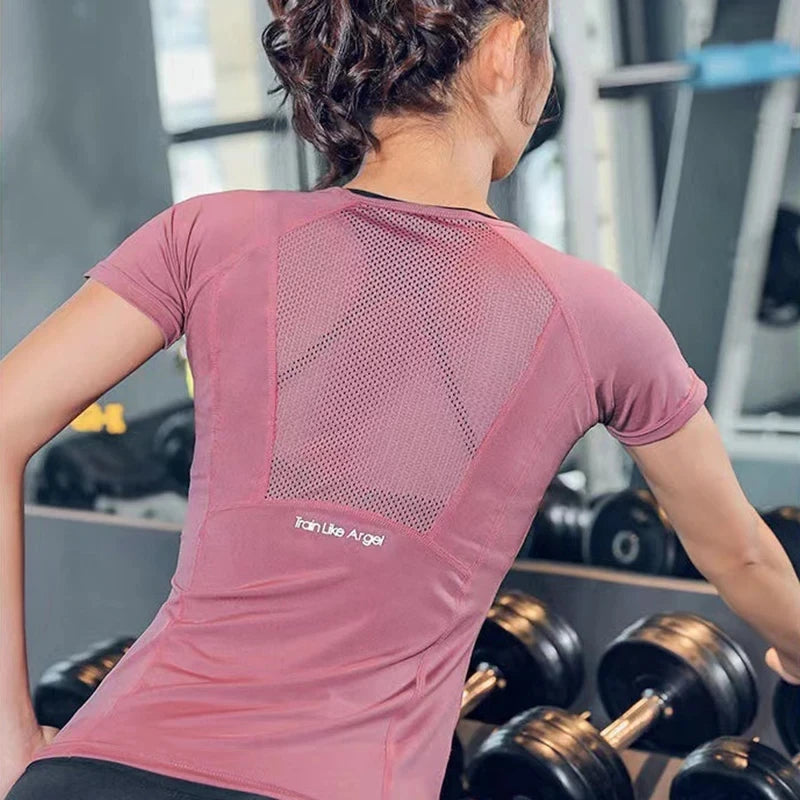 Ladies Sportswear Yoga T-Shirt