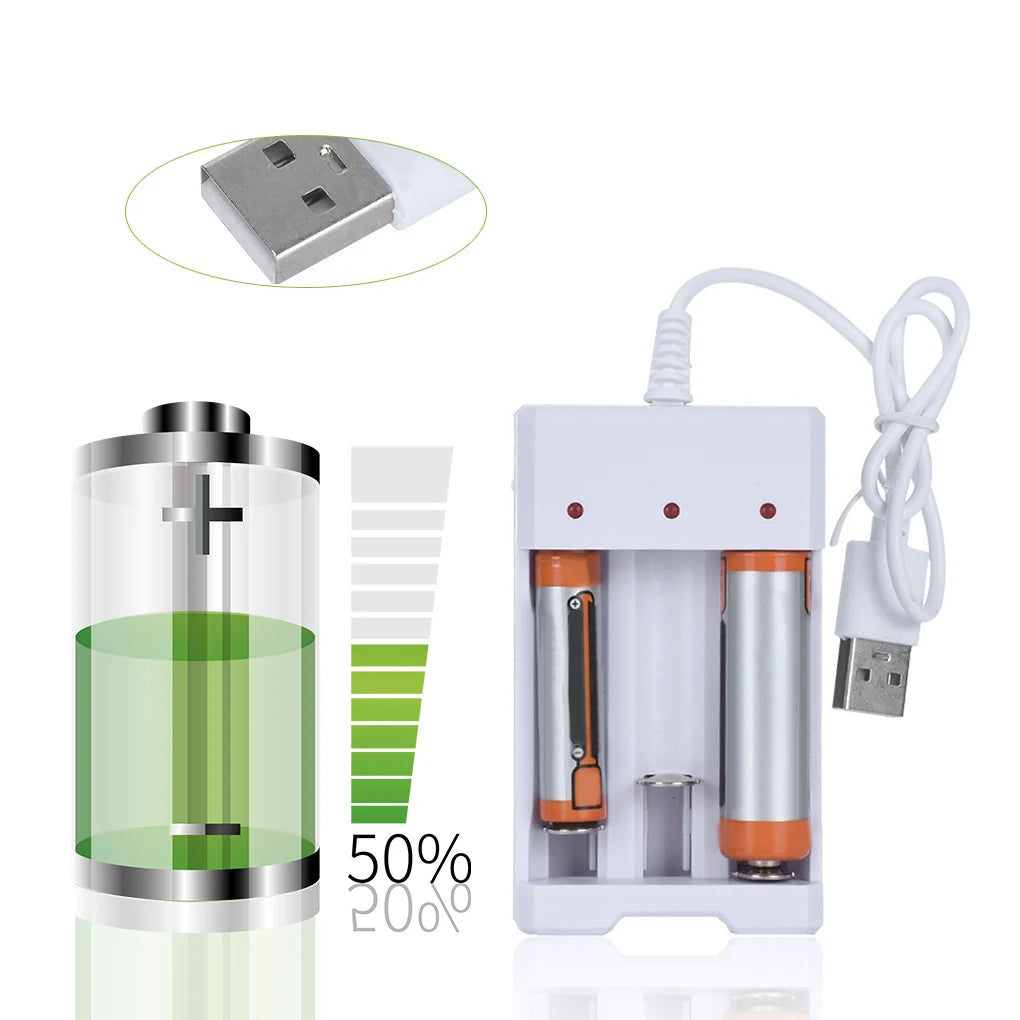 New High-Speed USB 3/4 Slot Rechargeable Battery Charger