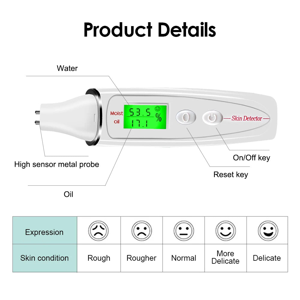 Digital Skin Analyzer &amp; Moisture Monitor