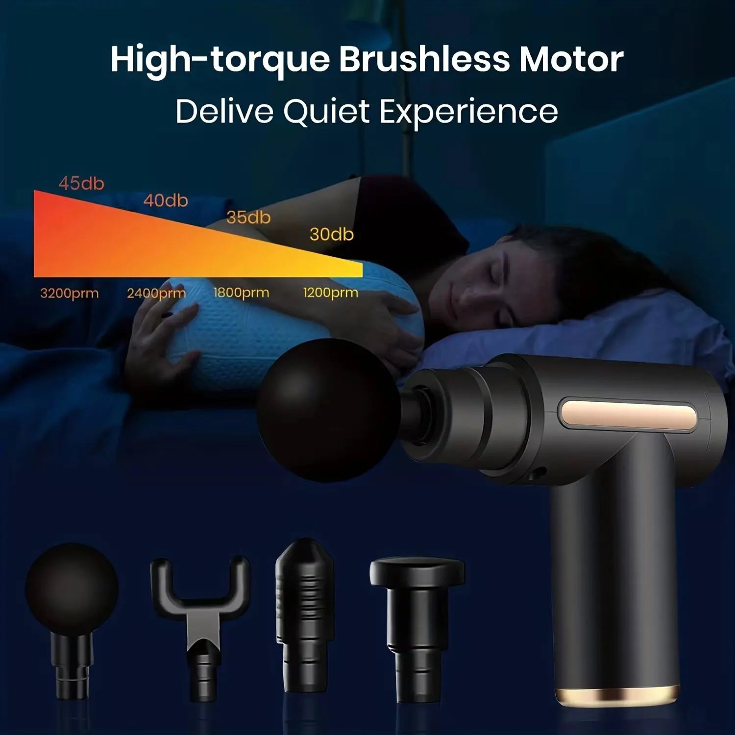 Portable Fascial Massage Gun Electric Percussion Pistol Massage