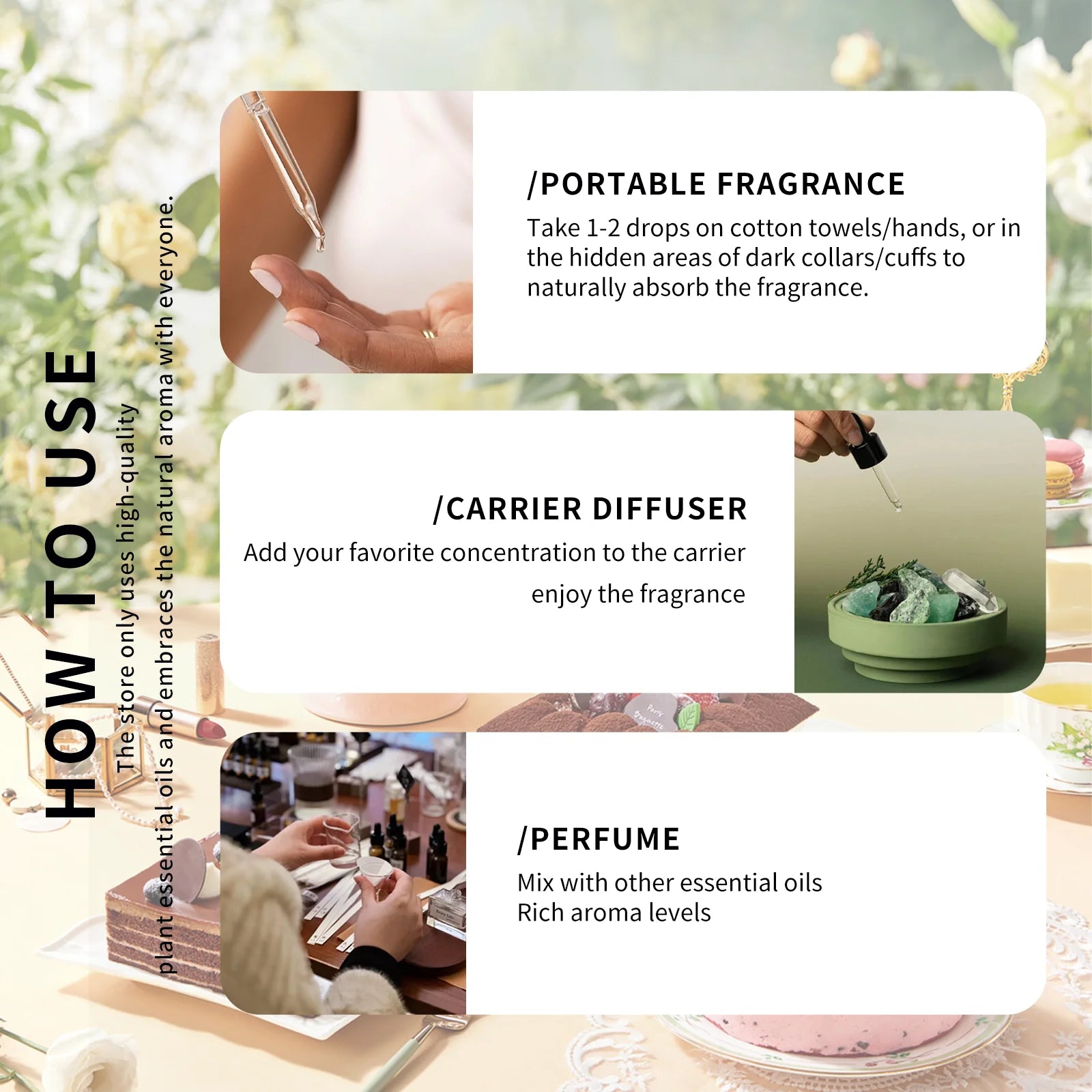 12-Type Gourmet Essential Oils Perfumes