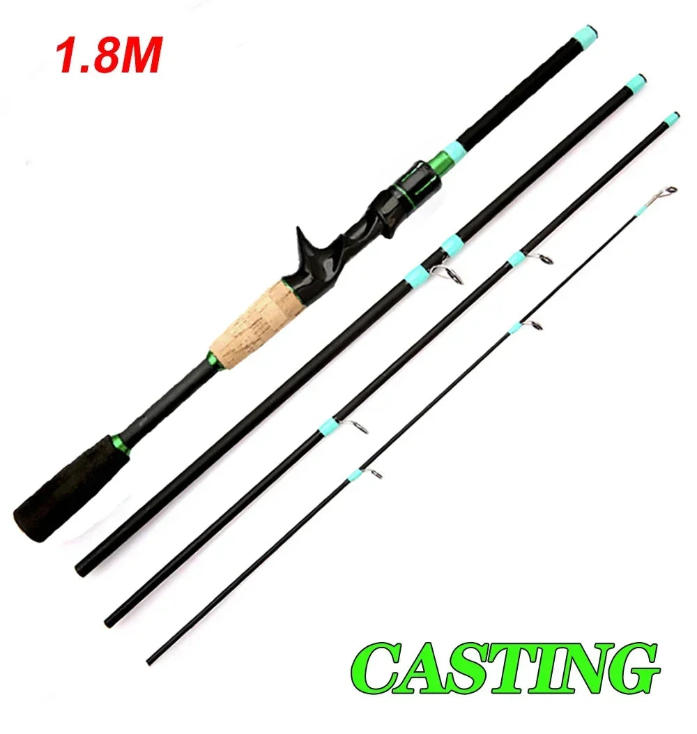 Casting Spinning Lure Fishing Rod – Ultralight Trout Jigging Pole