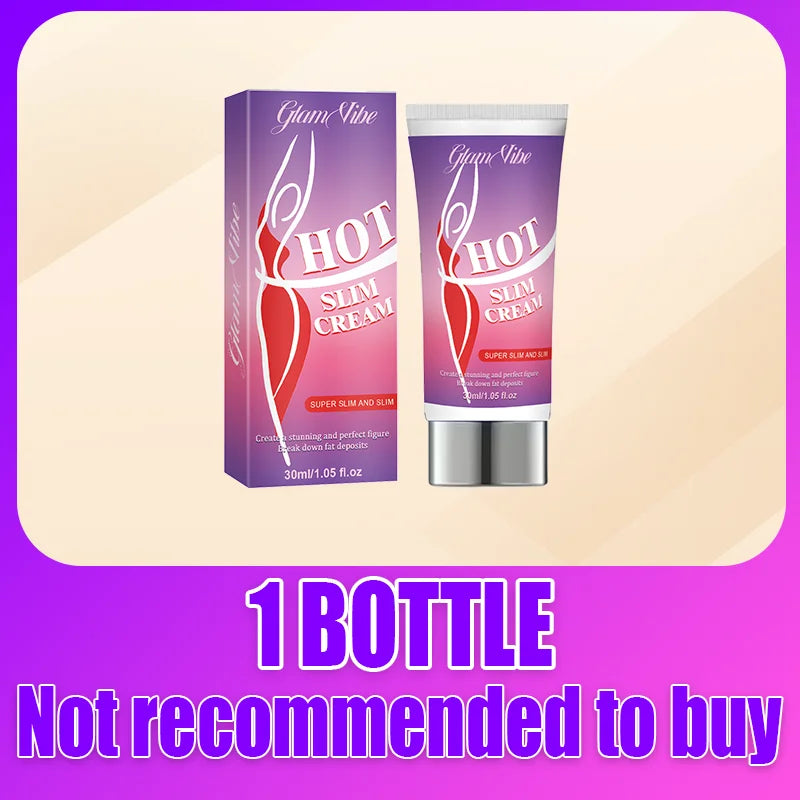 Slimming cream for rapid weight loss targeting belly, thighs, arms, and waist with natural fat-burning ingredients