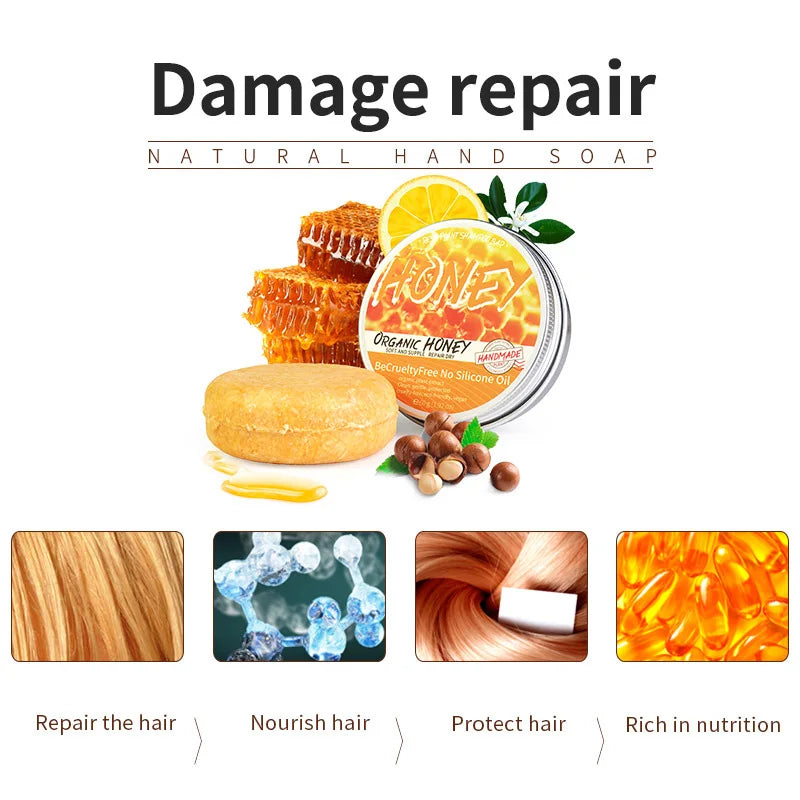 Natural Honey Shampoo with Plant Essence