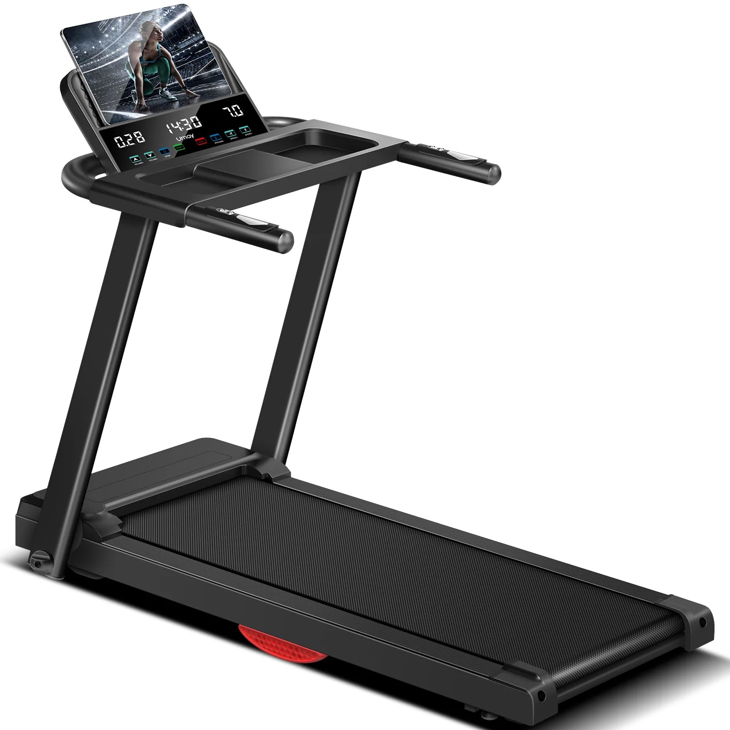 3.0HP Foldable Home Treadmill – Quiet, Durable & Shock Absorbing