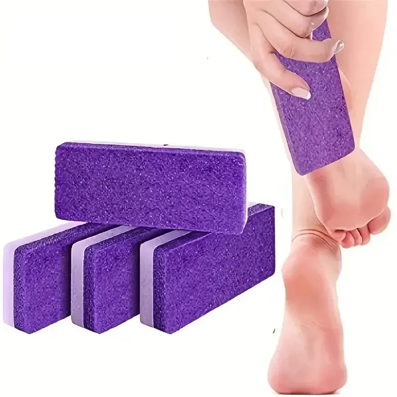 2PCS Foot Pumice Stone and File – Callus Remover for Smooth Feet Fast