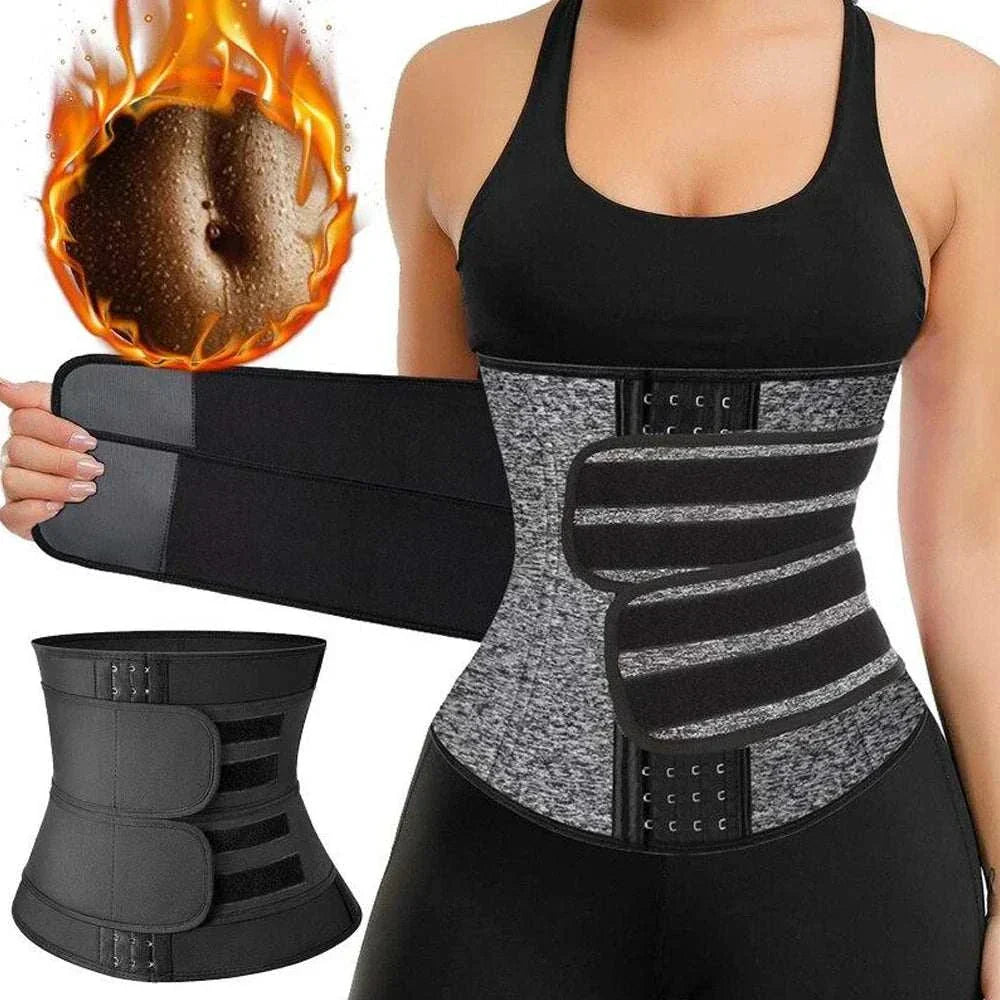 Breathable Neoprene Waist Trainer Belt for core support and calorie burn with adjustable compression and durable design