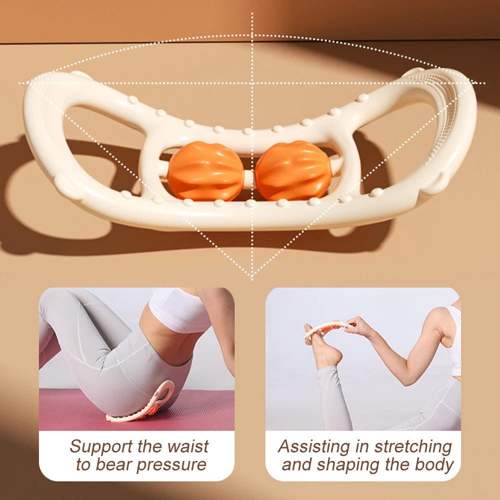 Round Massager Roller for Waist & Abdominal Muscles