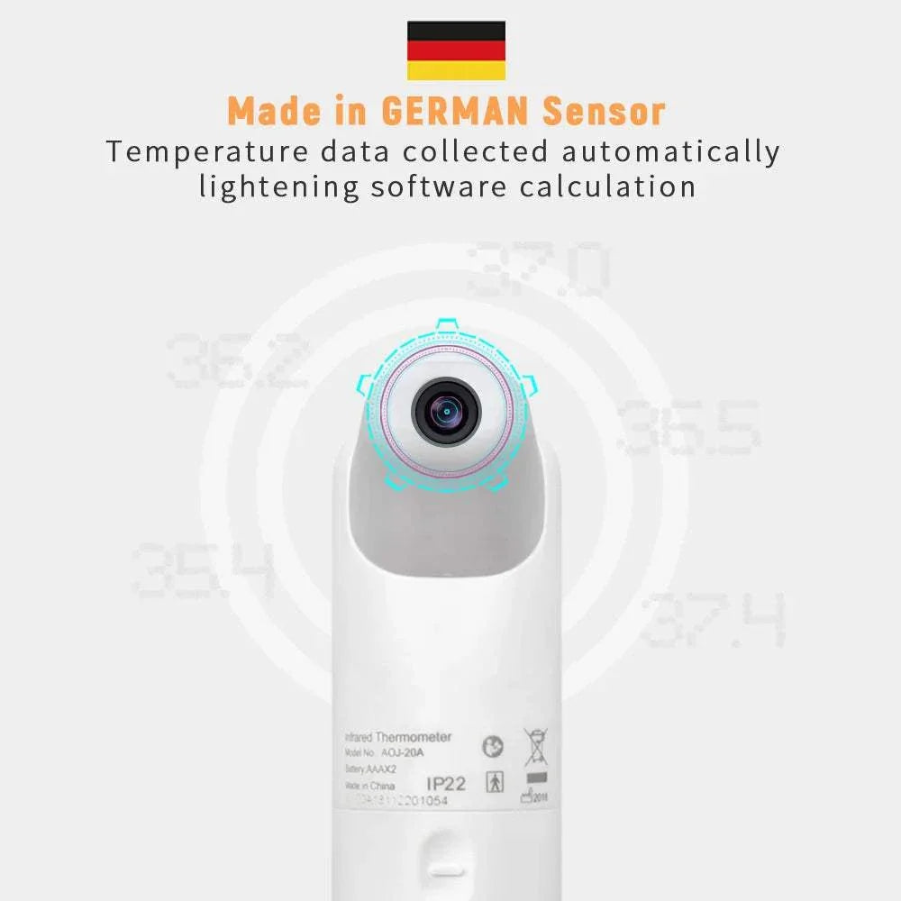 ELERA Infrared Digital Thermometer with German sensor for fast, accurate, non-contact temperature measurement