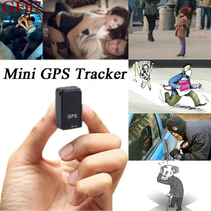 Compact micro magnetic GPS tracker for real-time vehicle and personal security with dual positioning and long battery life