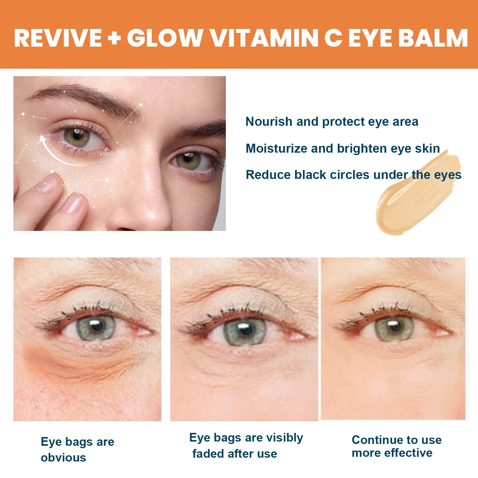 Vitamin C Eye Balm Stick – Brighten Eyes & Reduce Dark Circles