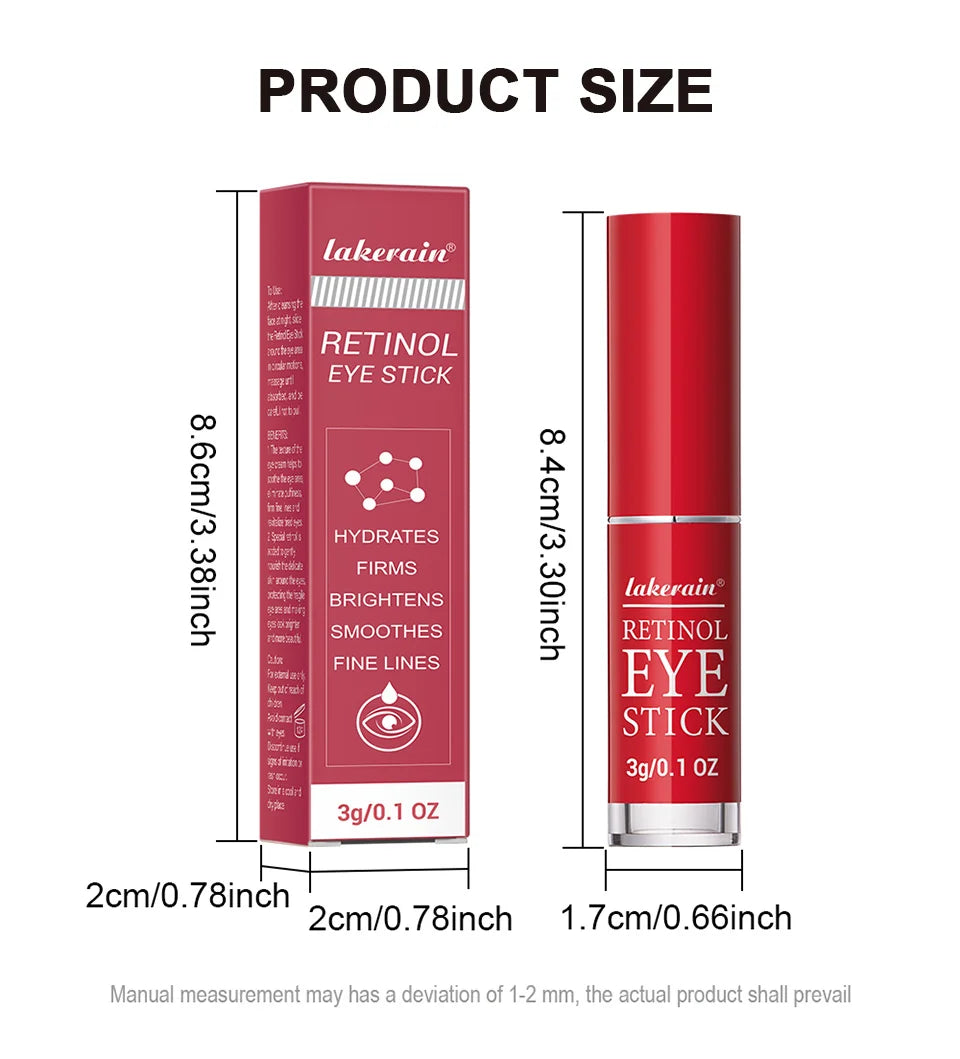 Retinol Eye Cream Stick – Lightens Dark Circles & Firms Skin Instantly