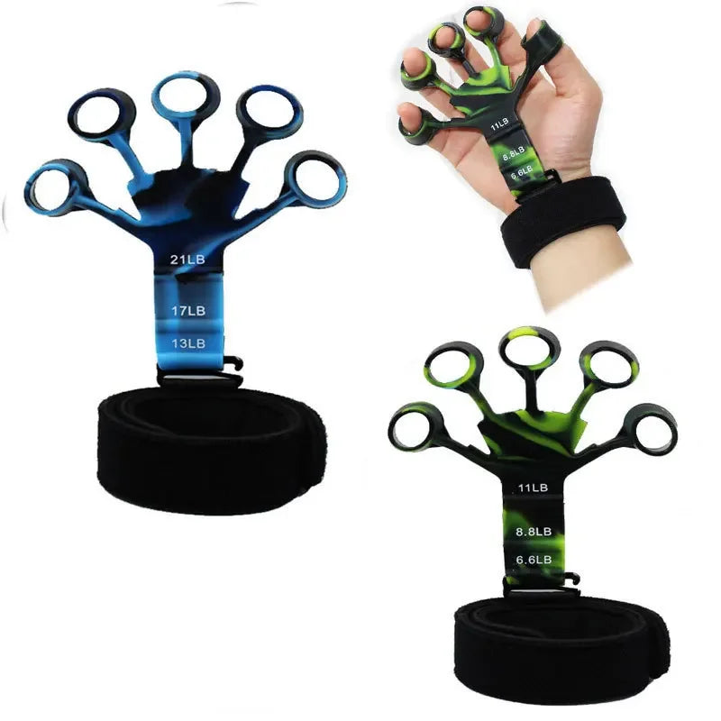 Finger Gripper Hand Strengthener – 6 Level Adjustable Finger Exerciser