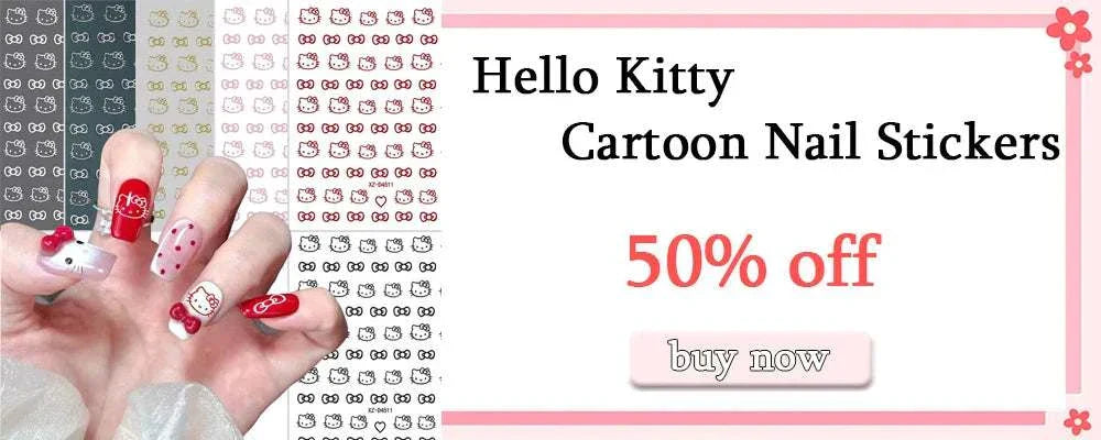 Cartoon Mini Stitch angel nail stickers for cute and creative nail art decoration