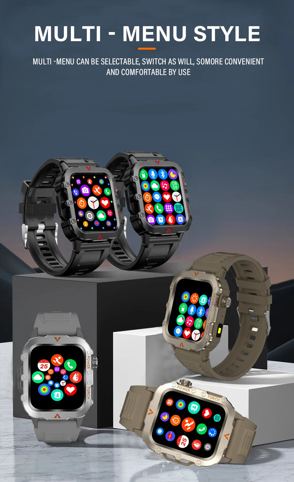 Men Sports Smart Watch
