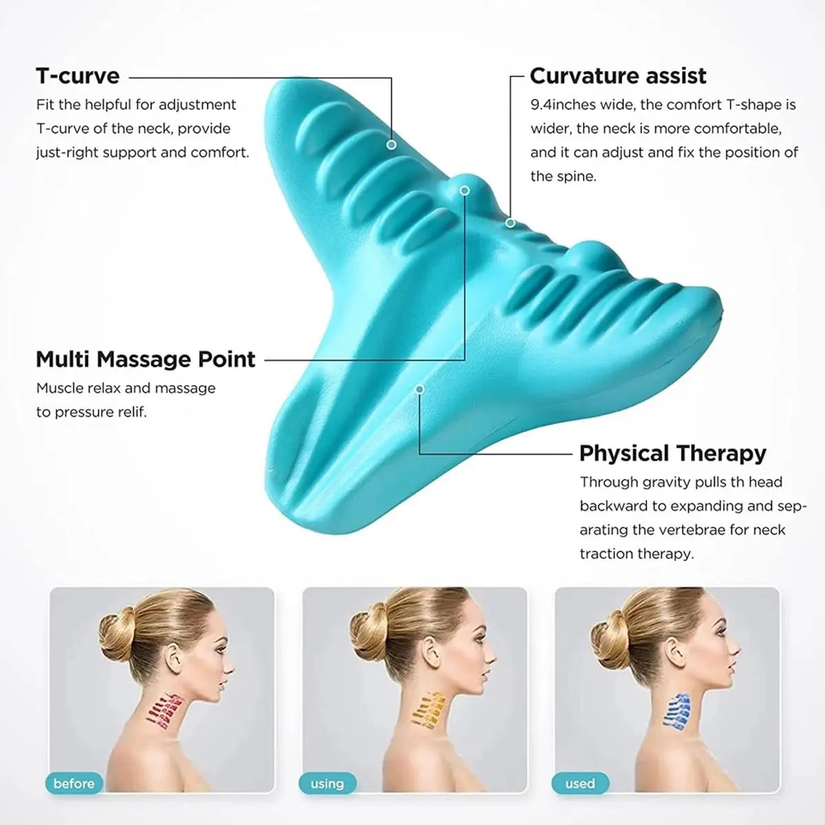 Cervical Traction & Massage Pillow