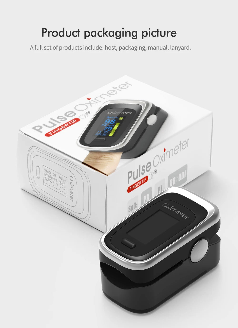 KIUZOU Finger Pulse Oximeter