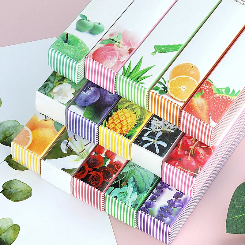 40PCS Cuticle Oil Pen Set with 15 scented nail care oils in colorful packaging