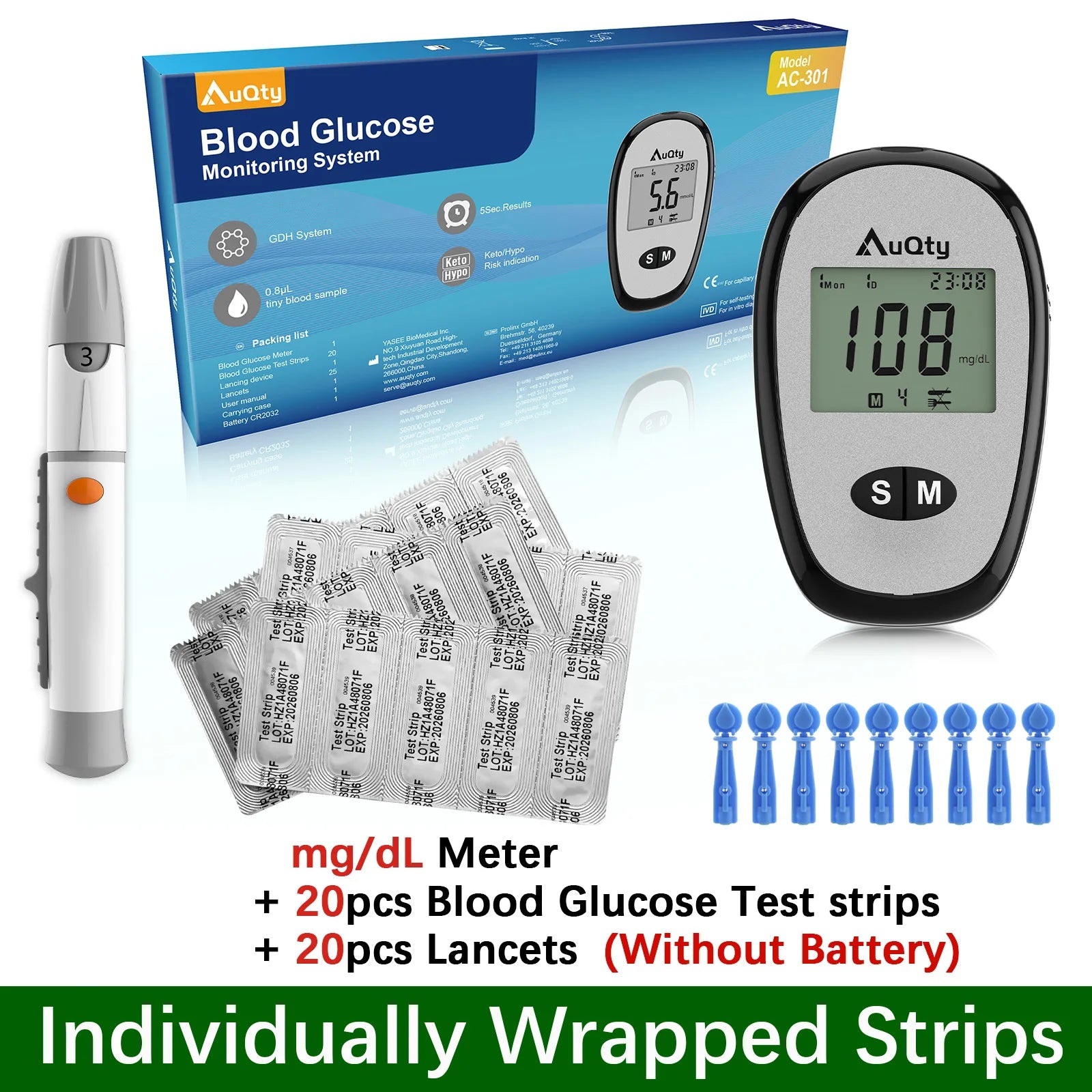 Blood Glucose Meter Kit