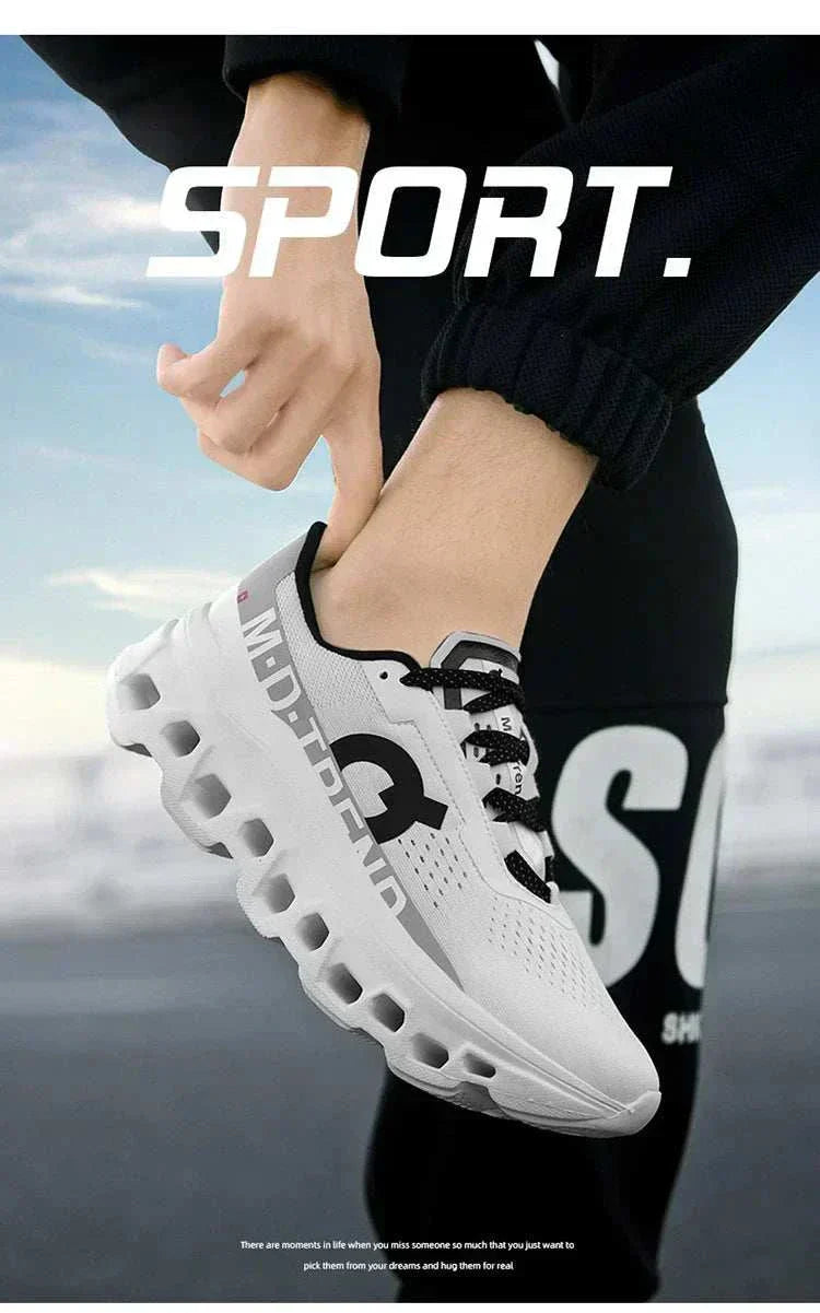 Men's ultraboost lightweight running shoes with breathable mesh and durable high-traction soles