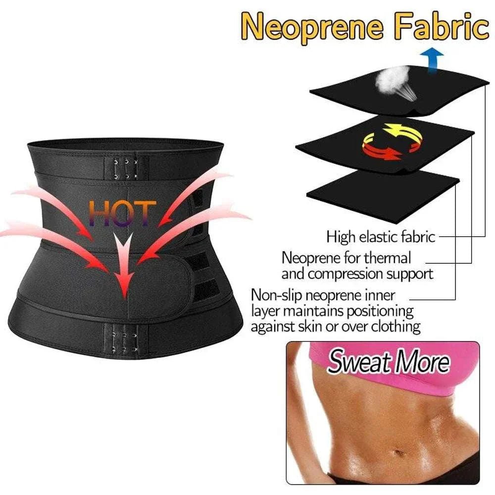 Breathable Neoprene Waist Trainer Belt