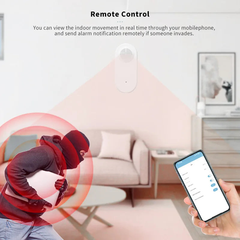Smart Cylinder Lock with remote control and real-time mobile app alerts for home security against intruders