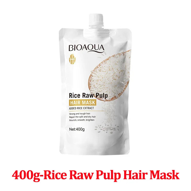 400g Magical Keratin Hair Mask with rice extract for repairing dry, frizzy hair