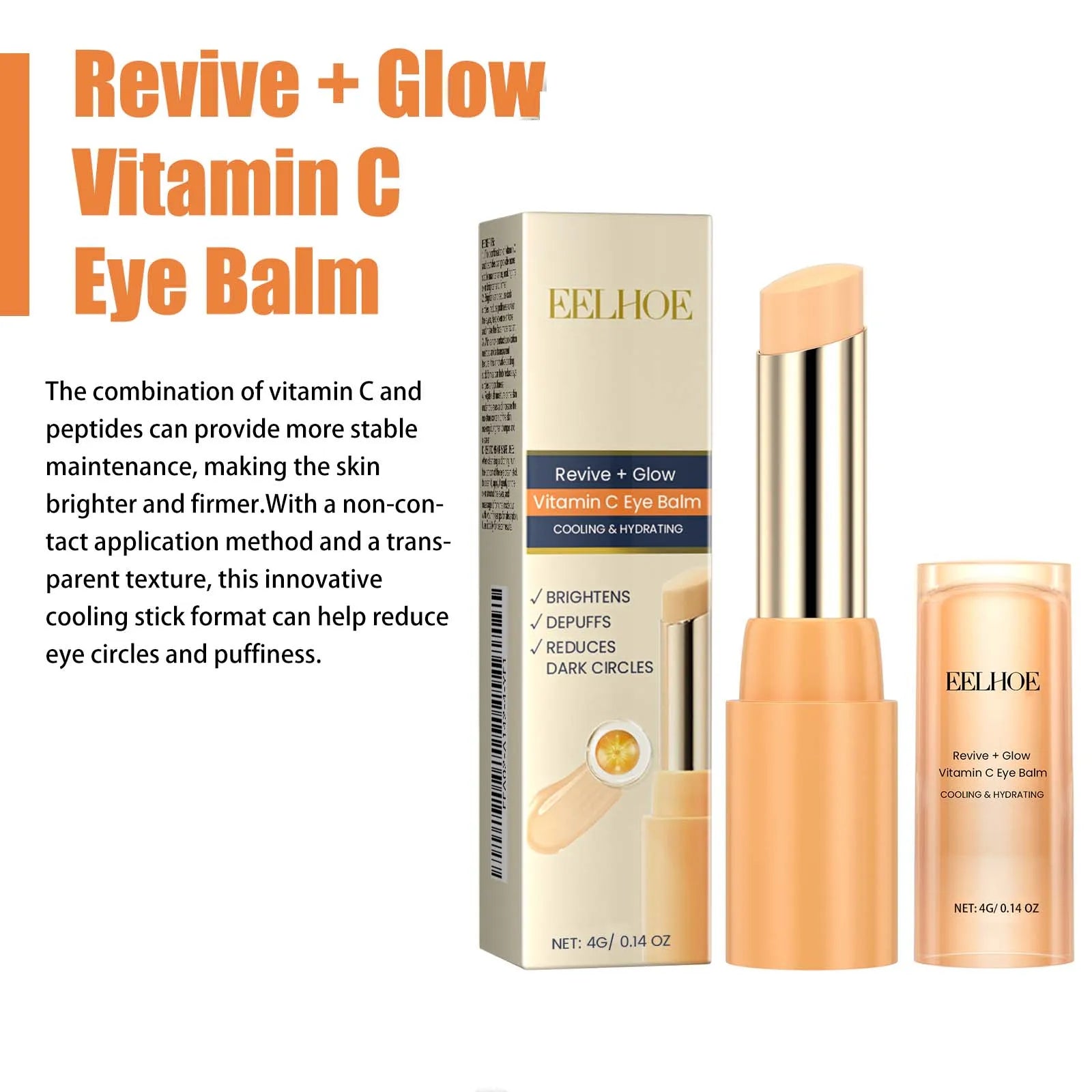 Vitamin C Eye Balm Stick – Brighten Eyes & Reduce Dark Circles