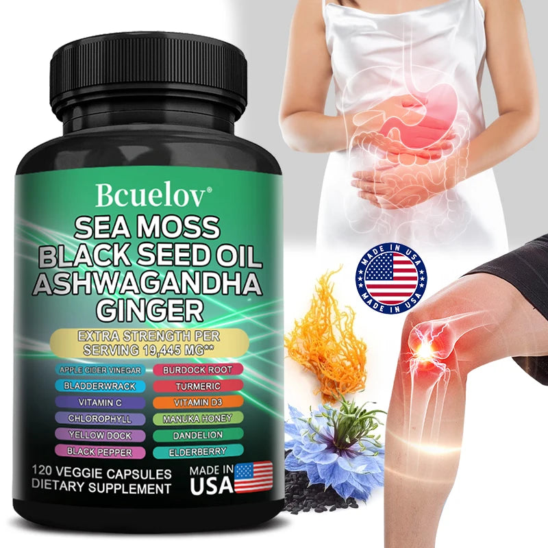 Black Cumin Seed Oil + Vitamin C + Ashwagandha